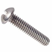 NEWPORT FASTENERS #10-32 x 1-1/2 in Slotted Round Machine Screw, Plain 18-8 Stainless Steel, 1500 PK 881716-BR-1500
